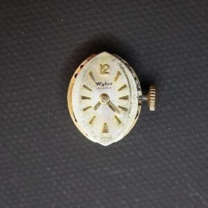 Vintage Wyler WL123 17j Wristwatch Movement in Working Order